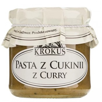 Krokus | Pasta z cukinii i ciecierzycy z curry bezglutenowa 180g
