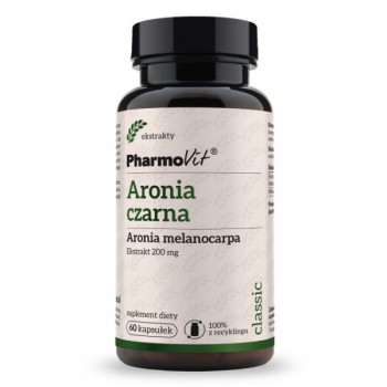 PharmoVit | Aronia Gold standaryzowana 5% flavonów 60kaps.