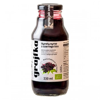 Grajfka | Syrop z czarnego bzu BIO 330ml