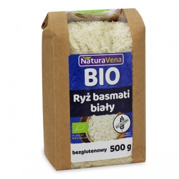NaturaVena | Ryż basmati biały bezglutenowy BIO 500g