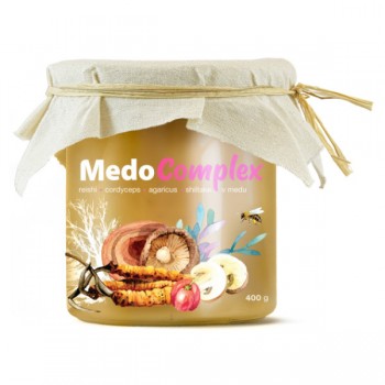 MycoMedica | MedoComplex Miód + Agaricus + Cordyceps + Reishi + Shiitake 400g