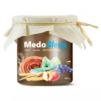 MycoMedica | MedoSleep Miód + Reishi + jujuba + lukrecja 400g
