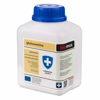 Biomus | Glukozamina. Siarczan glukozaminy 500g