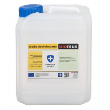 Biomus | Woda destylowana 5l