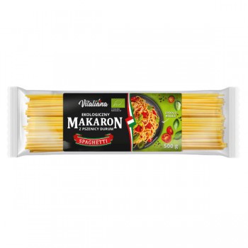 Vitaliana | Makaron semolinowy spaghetti BIO 500g