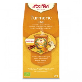Yogi Tea | Herbatka złoty chai z kurkumą (turmeric chai) BIO 90g