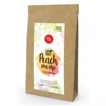 Quba Caffe | Herbatka owocowa peach me up BIO 100g