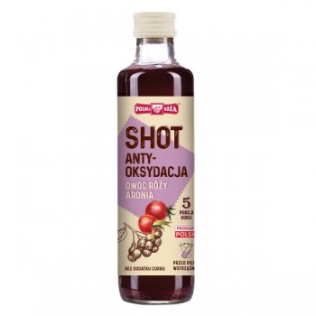 Polska Róża | Shot antyoksydacja owoc róży - aronia 250ml