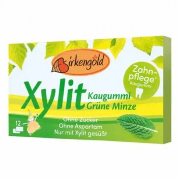 Birkengold | Guma do żucia o smaku mięty bez cukru 17g