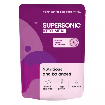 Supersonic | Pełnowartościowy posiłek o smaku owoców leśnych i limonki keto 80g