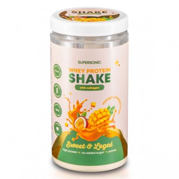 Supersonic | Shake proteinowy z kolagenem o smaku mango - marakuja keto 560g