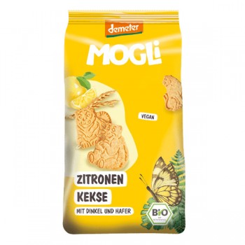 Mogli | Ciastka o smaku cytrynowym demeter BIO 125g