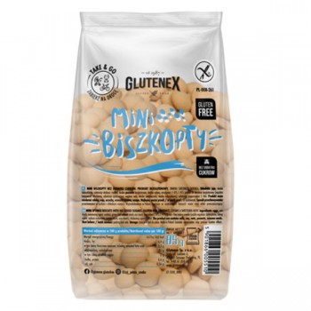 Glutenex | Mini biszkopty bez dodatku cukrów bezglutenowe 85g