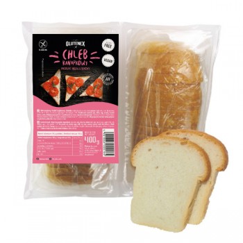 Glutenex | Chleb kanapkowy bezglutenowy (2x200g) 400g