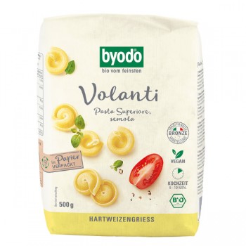 Byodo | Makaron semolinowy volanti BIO 500g