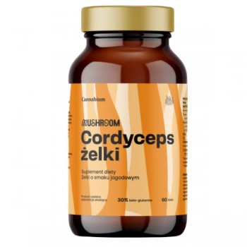 Cannabium | Żelki cordyceps o smaku jagodowym 170g