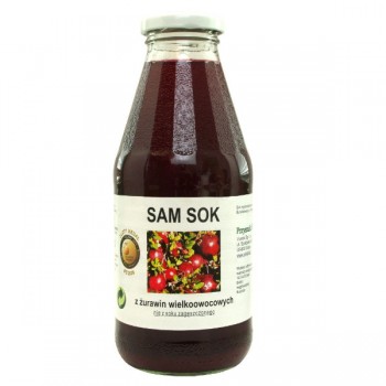 Sam Sok | Sok z żurawiny wielkoowocowej 500ml
