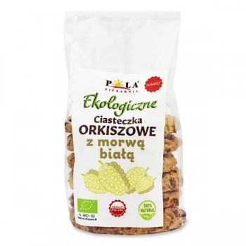 Pola | Ciastka orkiszowe z morwą białą bez dodatku cukru BIO 170g