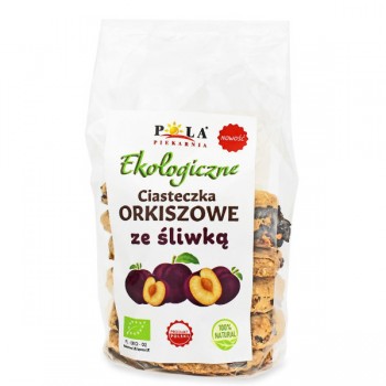 Pola | Ciastka orkiszowe ze śliwką bez dodatku cukru BIO 170g