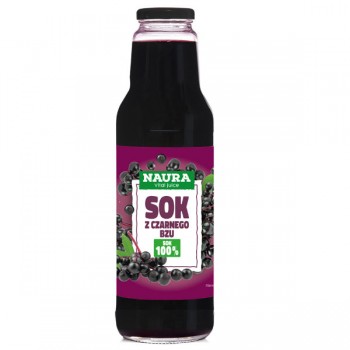 Naura | Sok z czarnego bzu 750ml