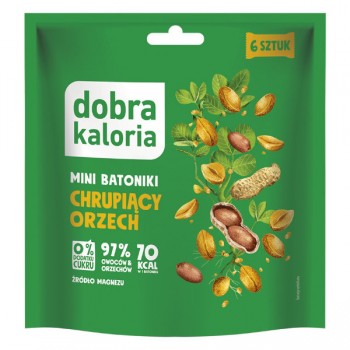 Dobra Kaloria | Mini batoniki chrupiący orzech 108g