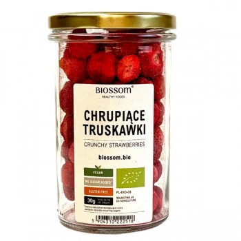 Biossom | Chrupiąca truskawka bezglutenowa BIO 30g