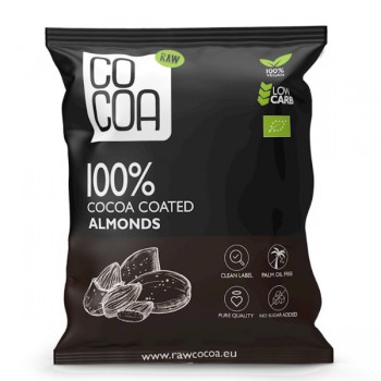 Cocoa | Migdały w kakao bez dodatku cukru BIO 70g