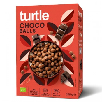 Turtle | Kulki zbożowe czekoladowe BIO 300g