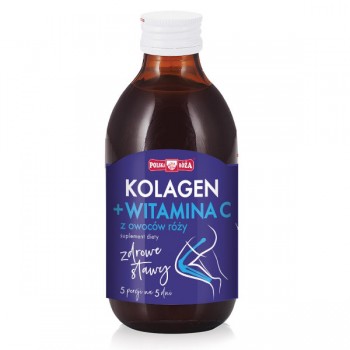Polska Róża | Zdrowe stawy - kolagen + witamina c z owoców róży 250ml