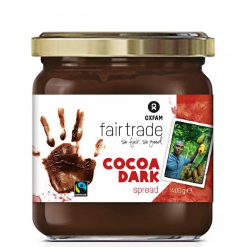 Oxfam | Krem kakaowy ciemny fair trade bezglutenowy 400g