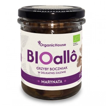 Organic House | Bioallo marynata - grzyby boczniak w delikatnej zalewie BIO 180 g