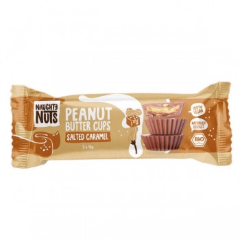 Naughty Nuts | Praliny z nadzieniem z kremu orzeszki ziemne & słony karmel BIO (3x13g) 39g