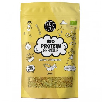 Diet Food | Granola proteinowa daktyle i kurkuma BIO 200g