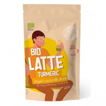 Diet Food | Latte turmeric - napój kokosowy z kurkumą BIO 200g