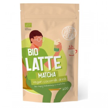Diet Food | Latte matcha - napój kokosowy z matchą BIO 200g