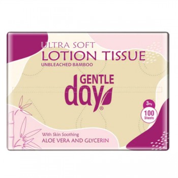 Gentle Day | Chusteczki bambusowe z aloesem i gliceryną 100szt.