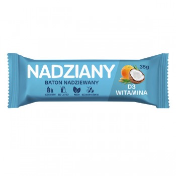 Nadziany | Baton nadziewany pomarańcz kokos 35g
