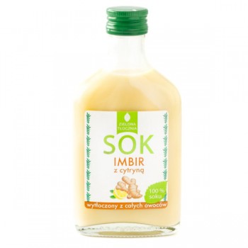 Zielona Tłocznia | Sok imbir z cytryną 100% 200ml