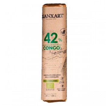 Blanxart | Czekolada mleczna 42% Kongo bezglutenowa BIO 30g