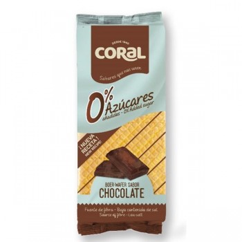 Coral | Wafle z kremem kakaowym bez dodatku cukru 150g
