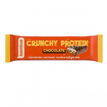 Bombus | Baton Crunchy Protein czekoladowy bezglutenowy 50g