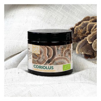 MYQO | Coriolus versicolor - Wrośniak różnobarwny - Trametes versicolor BIO 30% 90kaps.