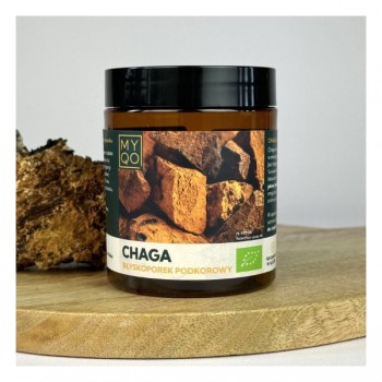 MYQO | Chaga - Błyskoporek podkorowy BIO 30% 100g