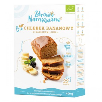 Zdrowo Namieszane | Chlebek bananowy z nasionami chia BIO 400g