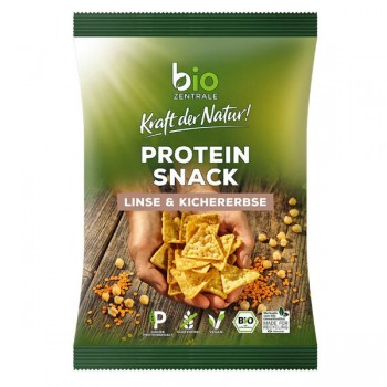 Bio Zentrale | Chrupki proteinowe z soczewicy z ciecierzycą bezglutenowe BIO 50g