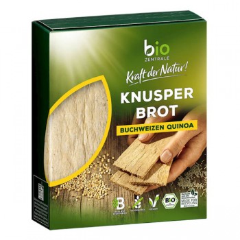Bio Zentrale | Pieczywo chrupkie błonnikowe gryka - quinoa bezglutenowe BIO 100g