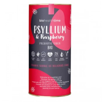 Bio Health Time | Psyllium - błonnik witalny z malinami BIO 300g