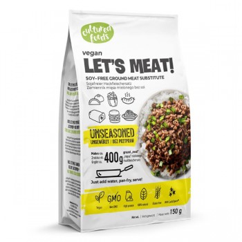 Cultured Foods | Zamiennik mięsa mielonego bez przypraw bezglutenowy 150g