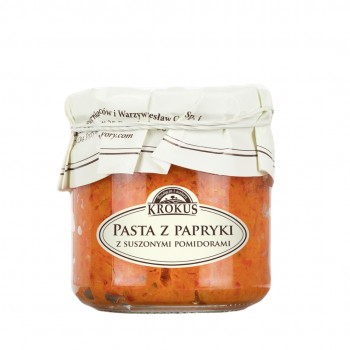 Krokus | Pasta z papryki z suszonymi pomidorami bezglutenowa 180g