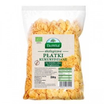 EkoWital | Płatki kukurydziane bez dodatku cukru bezglutenowe BIO 250g